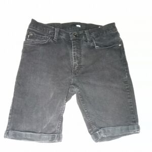 3/$25 Vans Off The Wall Black Jeans Shorts Size 28 Unisex